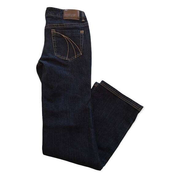 30 DKNY Jeans Extreme Brooklyn Denim Pants Women's Blue 30" Inseam Straight Leg - Picture 1 of 9